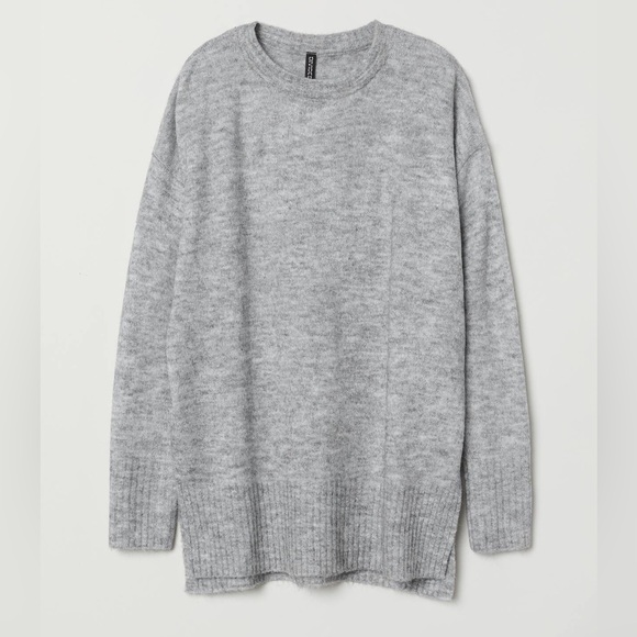 Gray Knit Sweater - Picture 1 of 9